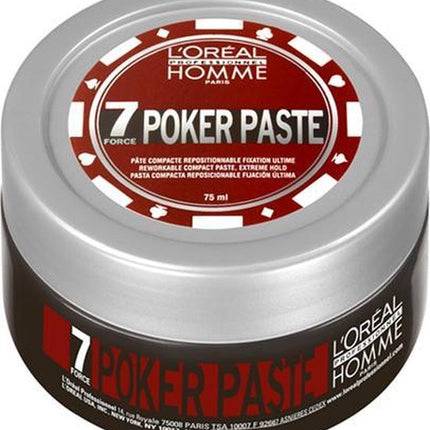 L'Oréal Professionnel - Homme Poker Paste - Fixerende Stylings Pasta - 75 ml