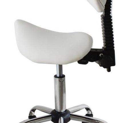 Zadelkruk ergonomisch rugleuning kantelbaar - kapperskruk - tabouret - hoogte verstelbaar