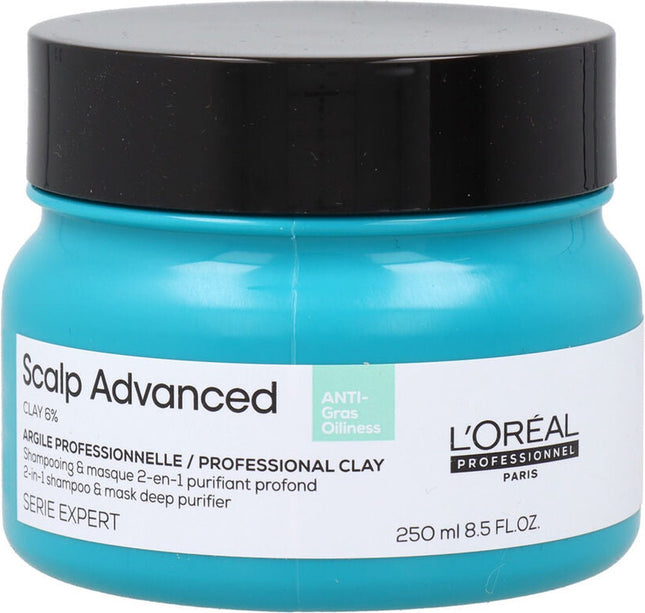 L’Oréal Professionnel - Scalp Advanced - Anti-Oiliness - Haarmasker voor slap, futloos of vet haar - 250 ml