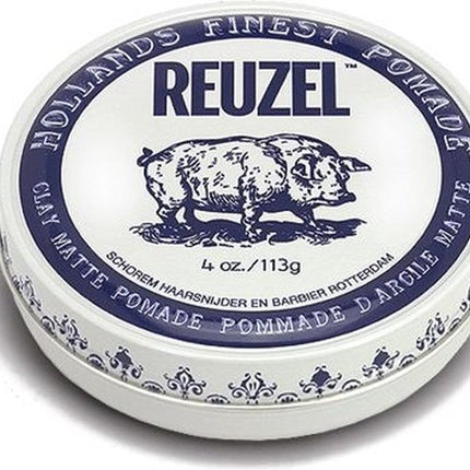 Reuzel Clay Matte Pomade Pig Haar Klei - 113 gr