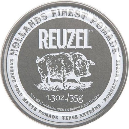 Reuzel - Hollands Finest Pomade Firmly Fixative Pomada On Water Base Black 113G