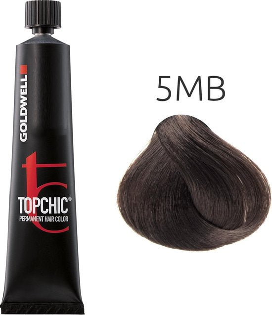 Goldwell Haarverf Topchic Permanent Hair Color 5MB Jade Brown Dark