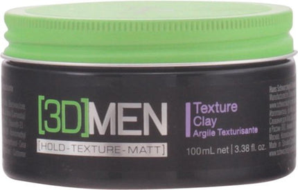 Schwarzkopf 3D Mension Texture Clay - 100 ml - Wax (klei)