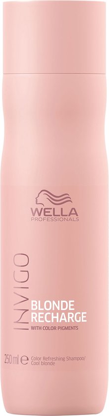 Wella Professionals Color Recharge Cool Blond Shampoo 250ML - Normale shampoo vrouwen - Voor Alle haartypes