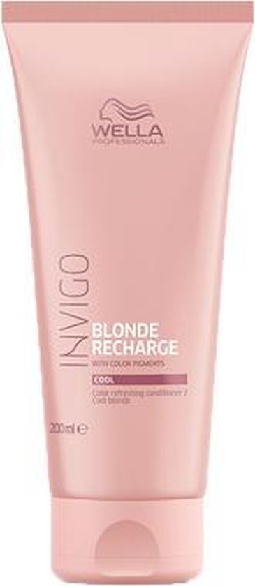 Wella Professionals Color Recharge Cool Blond Conditioner 200ML - vrouwen - Voor Gekleurd haar - Conditioner voor ieder haartype