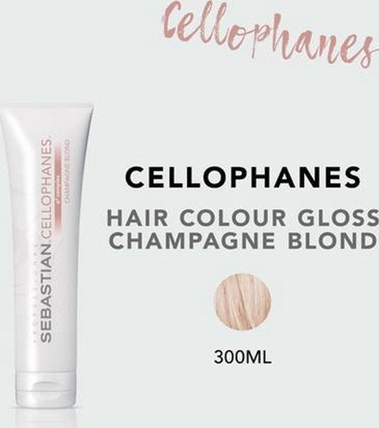 Permanente kleurcrème Cellophanes Sebastian Blond Champagne (300 ml)