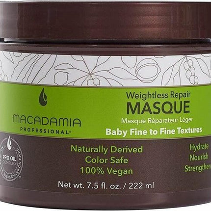 Macadamia Professional Weightless Repair Haarmasker 222 ml
