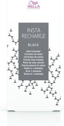 Wella - Insta Recharge - Professional Root Concealer - Black - 2,1 g