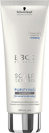 Schwarzkopf Bonacure Scalp Genesis Purifying shampoo 200ml - vrouwen - Voor Vet haar
