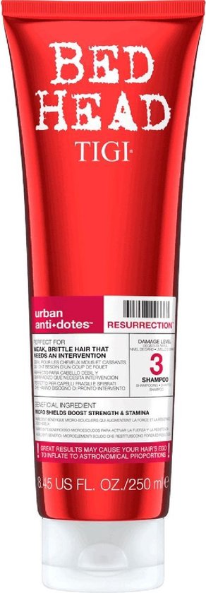 TIGI Bed Head Resurrection Shampoo-250 ml - Normale shampoo vrouwen - Voor Alle haartypes