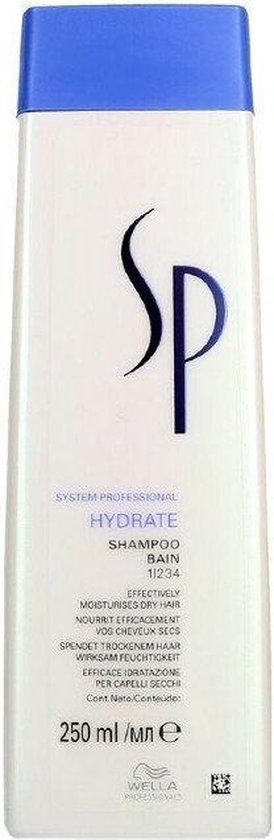 Wella SP Hydrate Shampoo-250 ml - Normale shampoo vrouwen - Voor Alle haartypes