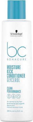 Schwarzkopf Bonacure Moisture Kick Conditioner 200ml - vrouwen - Voor - Conditioner voor ieder haartype