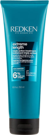 Redken Extreme Length Triple Action Treatment Masker 250ml - Haarmasker beschadigd haar