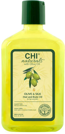 CHI Olive Organics - Olive & Silk Hair and Body Oil 251ml.