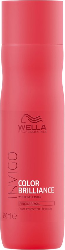 Wella Professionals INVIGO Color Brilliance Shampoo fijn/normaal haar 250 ML - Normale shampoo vrouwen - Voor Alle haartypes