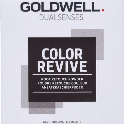 Goldwell Dualsenses Color Revive Root Retouch Powder Dark Brown to Black 3.7gram