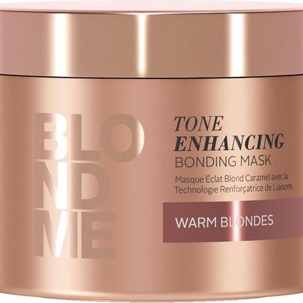 Schwarzkopf BlondMe Care Enhancing Haarmasker Warm 200ml