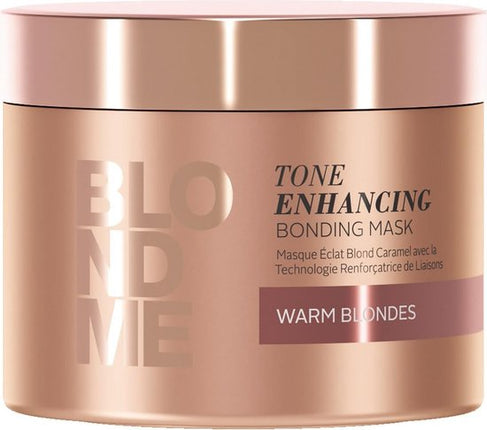 Schwarzkopf BlondMe Care Enhancing Haarmasker Warm 200ml