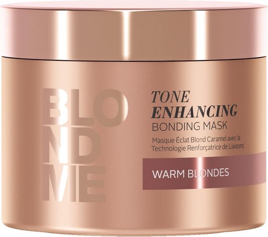 Schwarzkopf BlondMe Care Enhancing Haarmasker Warm 200ml