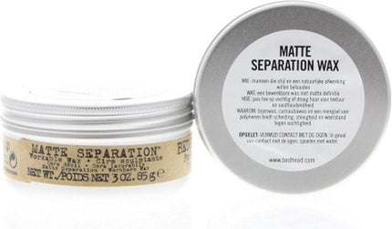 Haarwax - Tigi Bedhead for Men Matte Separation - Haarwax - 85 gr