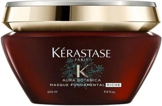 Kérastase Aura Botanica Haarmasker Fondamental Riche 200ml - Haarmasker droog haar