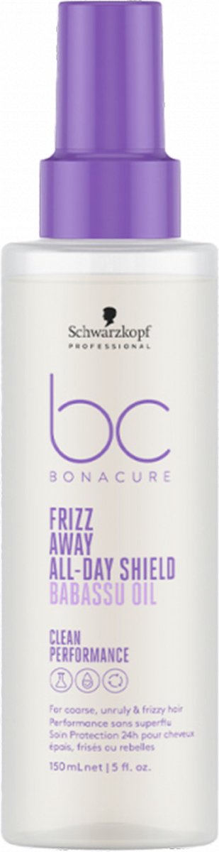 Anti-Frizz Spray Schwarzkopf Bonacure Frizz Away All Day 150 ml