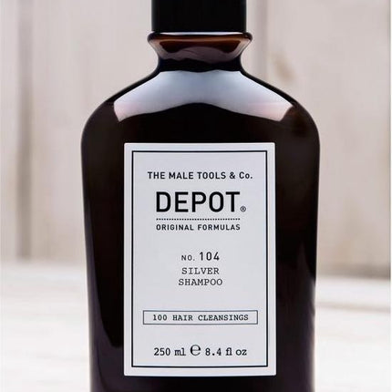 DEPOT 104 Silver Shampoo 250ml -  Voor Grijs haar
