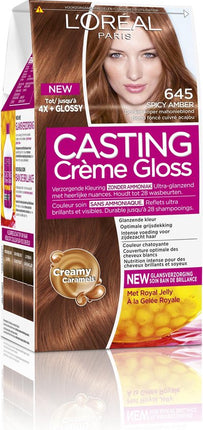 L'Oréal Paris Casting Crème Gloss Haarverf - 645 Donker koper mahonieblond