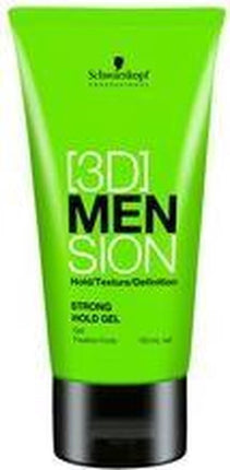 Schwarzkopf 3D Mension Strong Gel - haargel - 150 ml