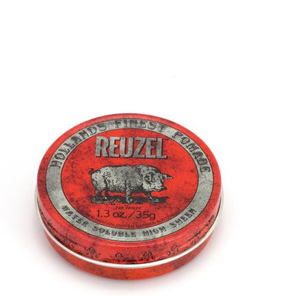 Reuzel Hf Pomade Water Soluble High Sheen - Red 35 gr
