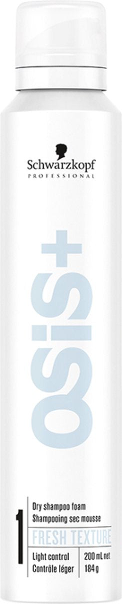 Schwarzkopf - Osis+ - Long Hair Texture - Fresh Texture Dry Shampoo Foam - 200 ml