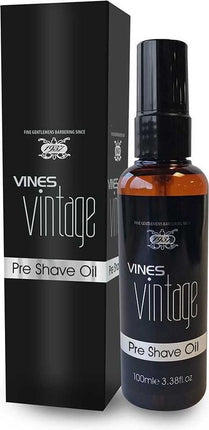 Vines Vintage Pre Shave oil, bescherming van de huid voor het scheren.