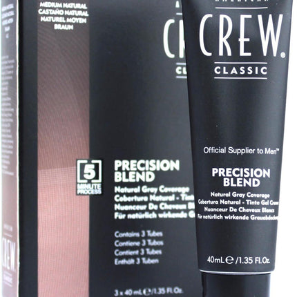 American Crew - PRECISION BLEND LOTE 2-3 dark 3 pz