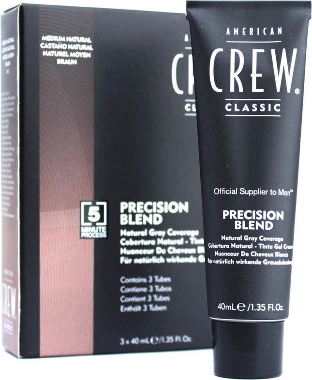 American Crew - PRECISION BLEND LOTE 2-3 dark 3 pz