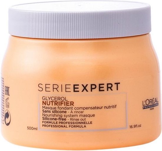 L'Oréal Professionnel Serie Expert Nutrifier Masker 500 ml - Haarmasker droog haar - Haarmasker beschadigd haar