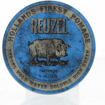 Reuzel Blue Strong Hold Pomade Haarwax - 113g