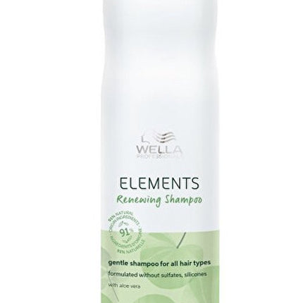 Wella Elements Renewing Shampoo 250ml - Normale shampoo vrouwen - Voor Alle haartypes