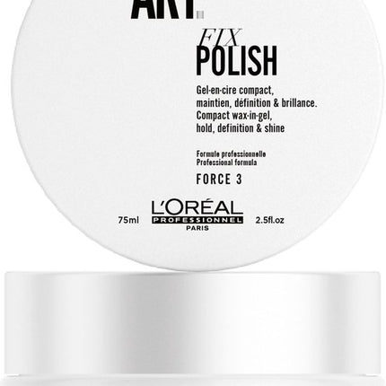 L'Oreal Professionnel - Tecni Art Fix Polish Compact Wax-In-Gel Wax Made Of Carmel 75Ml
