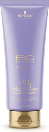 Schwarzkopf Bonacure Oil Miracle Shampoo Barbary 200ml -  vrouwen - Voor Beschadigd haar/Droog haar