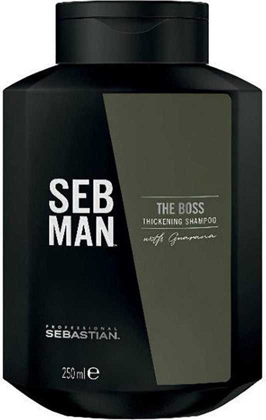 SEB MAN The Boss Thickening Shampoo 250 ml - Normale shampoo vrouwen - Voor Alle haartypes