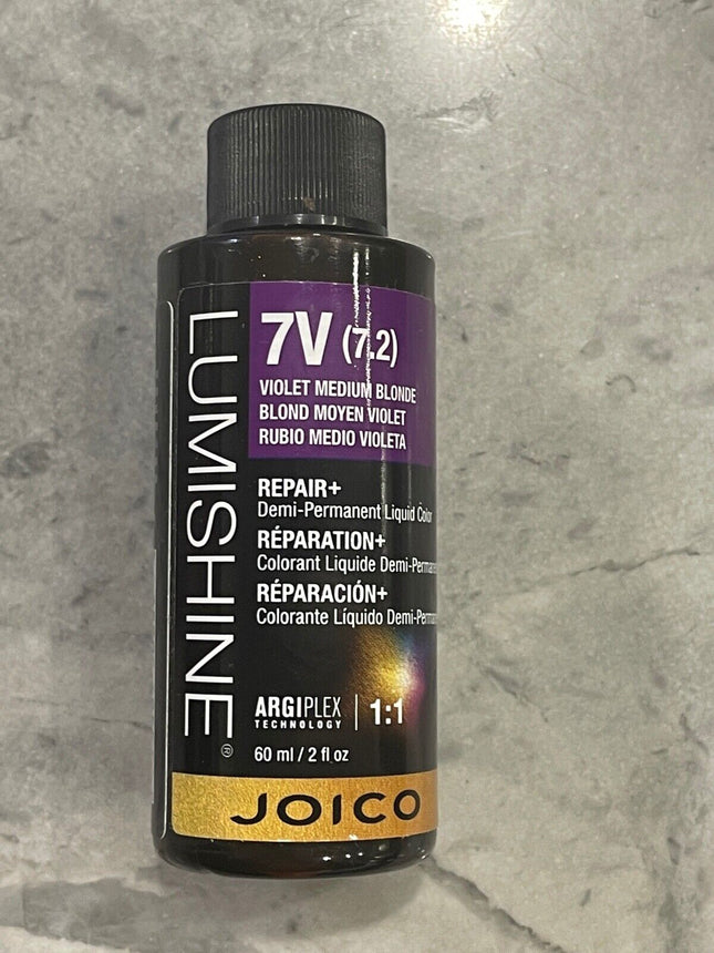 Joico Lumishine Repair+ Demi Liquid Hair Color - Vloeibare Demi-Permanente Haarkleuring 7V