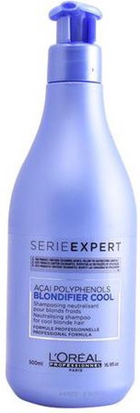 L'Oréal Professionnel Blondifier Shampoo Cool 500 ml - Zilvershampoo vrouwen - Voor