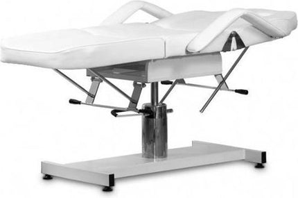 Behandelstoel pedicurestoel Wit -Pedicurestoel- Verstelbaar -Salonstoel verstelbaar