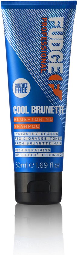 Fudge Cool Brunette Blue-Toning Shampoo - 50 ml