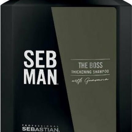 SEB MAN The Boss Thickening Shampoo 250 ml - Normale shampoo vrouwen - Voor Alle haartypes
