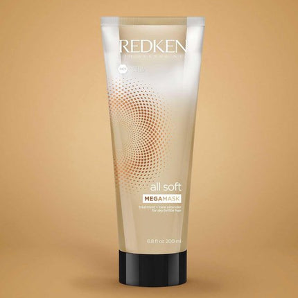 Redken All Soft Megamask Haarmasker voor Droog en Breekbaar Haar 200ML - Haarmasker droog haar - Haarmasker beschadigd haar
