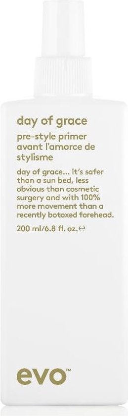 Evo Day Of Grace Pre Style Primer Leave-in Conditioner - Conditioner voor ieder haartype