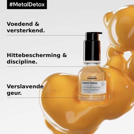 L'Oréal Professionnel Metal Detox Olie - Beschermende olie voor zacht en glanzend haar – Serie Expert – 50 ml