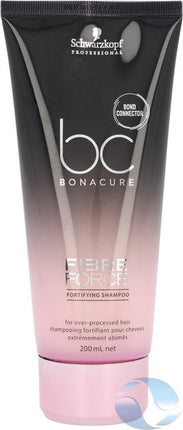 Schwarzkopf Bonacure Fibre Force Shampoo-200 ml -  vrouwen - Voor
