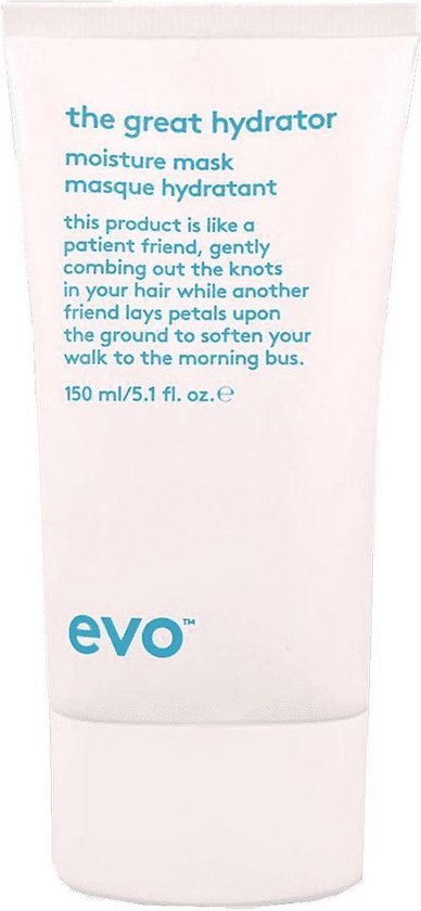 Evo The Great Hydrator Moisture Haarmasker 140ML - Haarmasker beschadigd haar